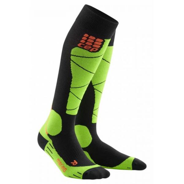 CEP Ski Merino Men black/green