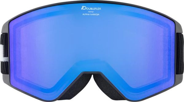 Alpina NARKOJA Q-LITE black-blue Skibrille 2022/23