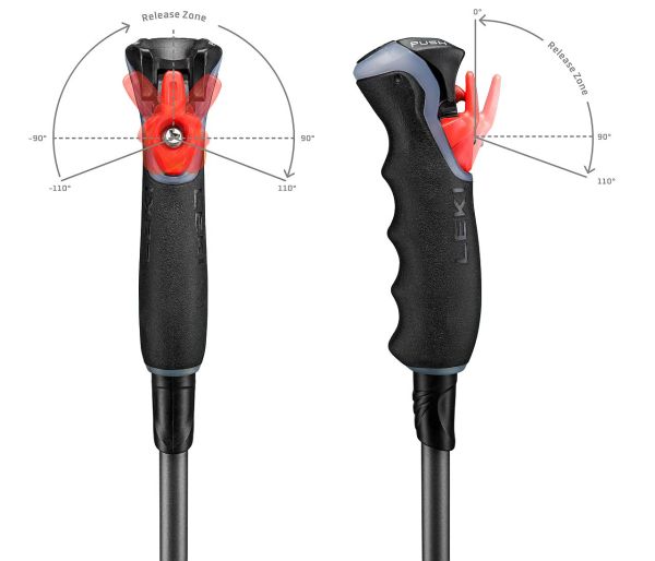 Leki Carbon 12 TR schwarz-grau