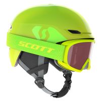 Scott Combo Helmet/Google Jr green