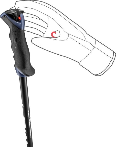 Leki Voltec Lite TR schwarz-grau