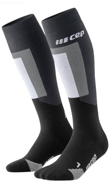 CEP Ski Thermo Men Socks grey-black