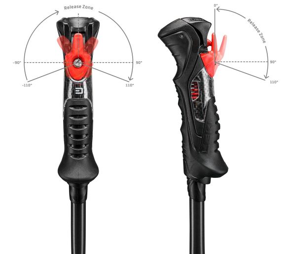 Leki Airfoil 14 TR schwarz-grau